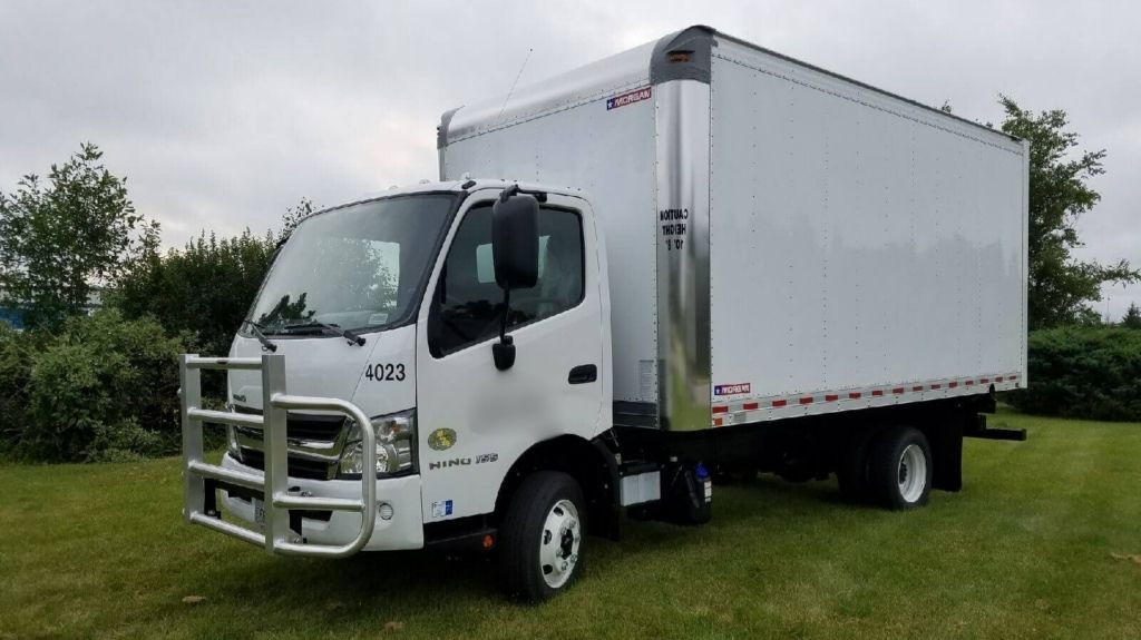 White Hino Truck with RIGGUARD Grille Guard